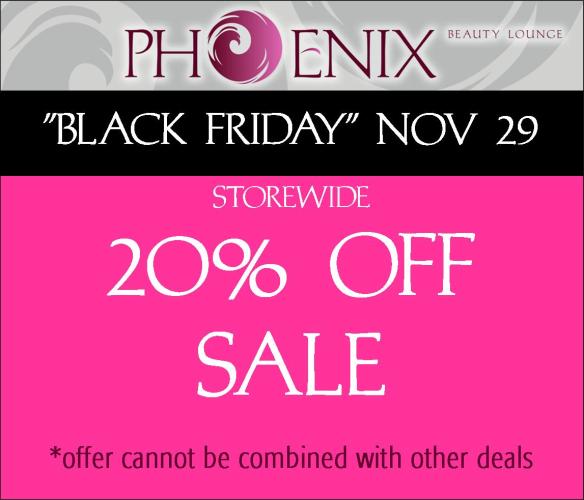 "Black Friday" 20% off Sale