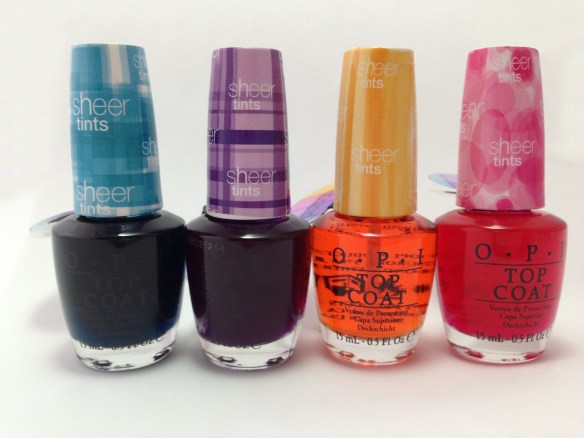 OPI Sheer Tints Full Collection