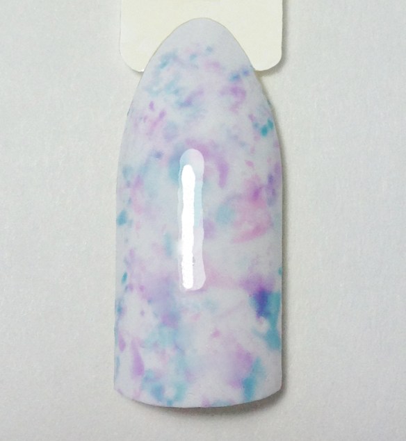 Nail Art with OPI Sheer Tints Saran Wrap