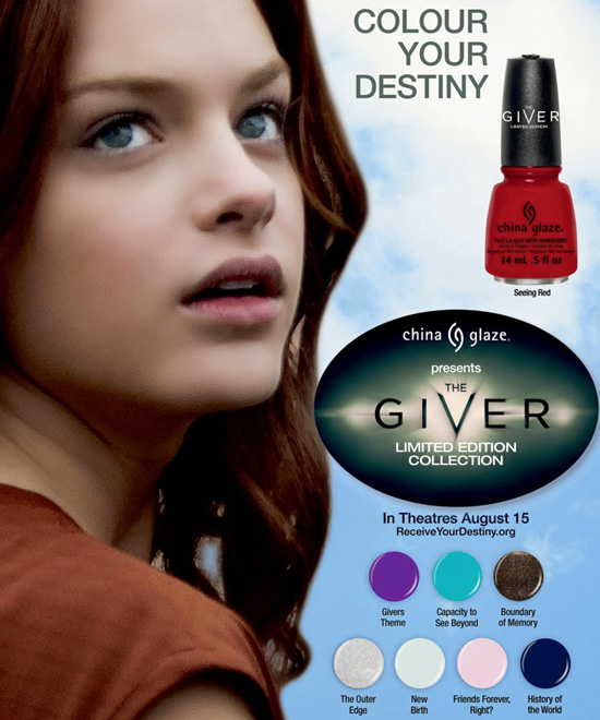 China Glaze The Giver Collection Poster