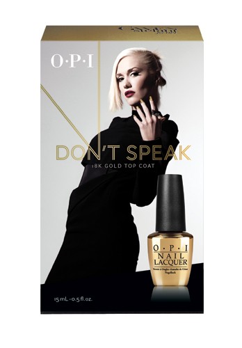 OPI HRF19 Don't Speak - 18K Gold Top Coat