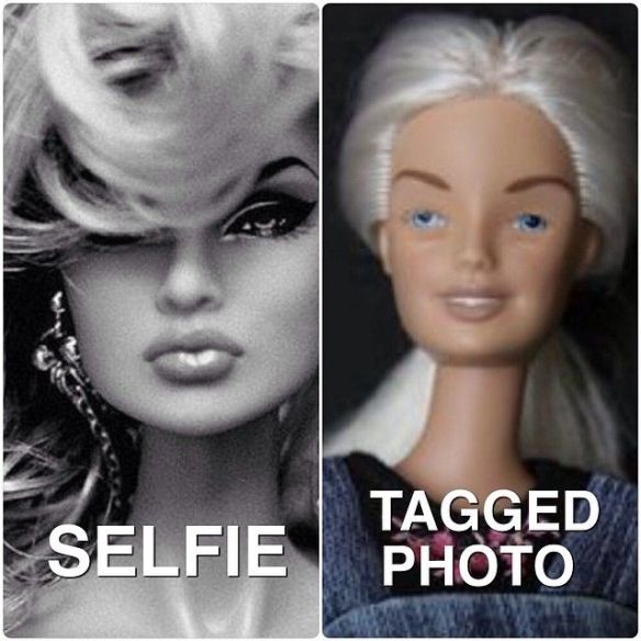 Selfie vs Tagged Photo