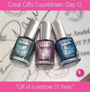 Great Gifts Countdown: Day 12 - Gift of a rainbow. Or three.