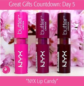 Great Gifts Countdown: Day 6 - NYX Lip Candy