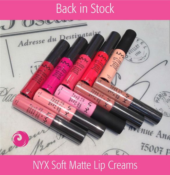 Back in Stock: NYX Soft Matte Lip Creams