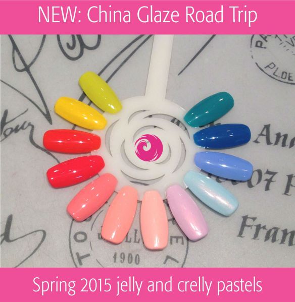 China Glaze Road Trip Collection Spring 2015