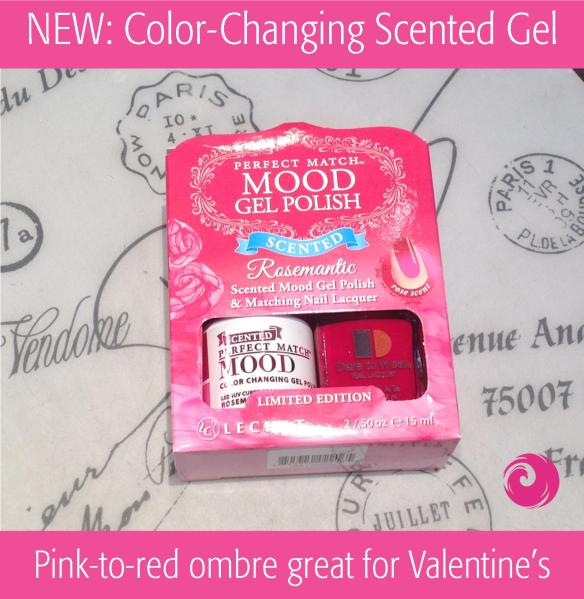 NEW: Color-Changing Scented Gel "Rosemantic" by Mood Perfect Match.