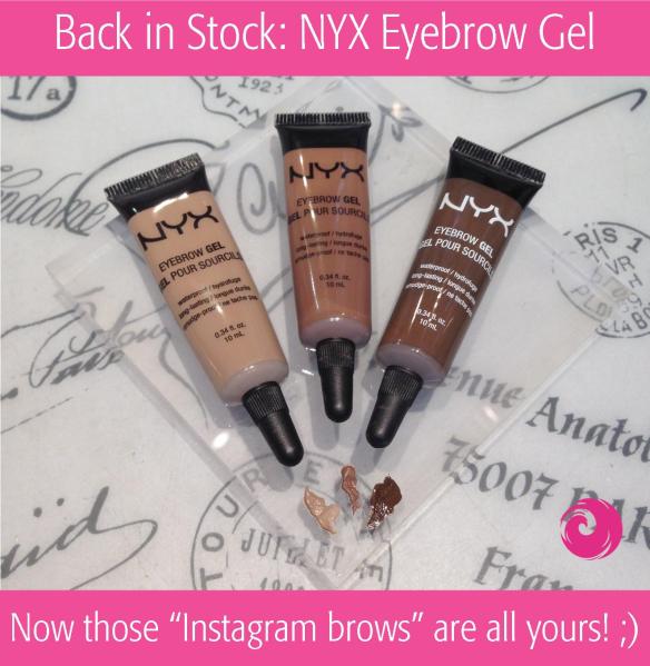 Back in Stock: NYX Eyebrow Gel