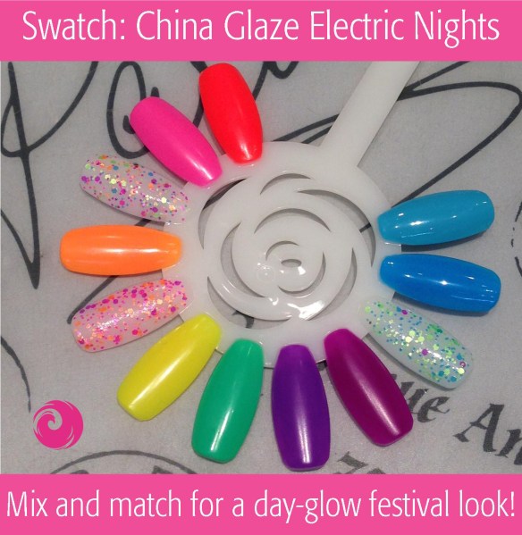 Swatch: China Glaze Electric Nights Summer 2015