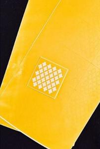 Moroccan Nail Stencils (yellow)