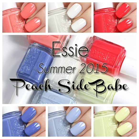 Essie Summer 2015, Swatch credit: alllacqueredup