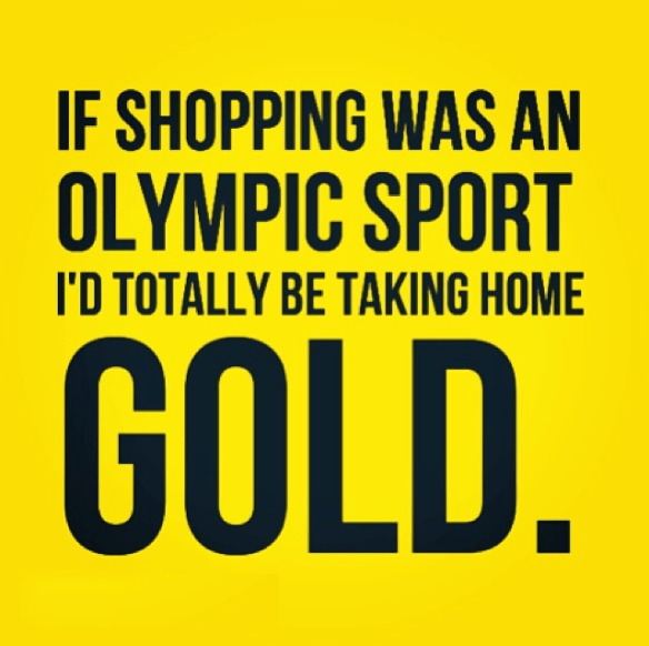 If shopping was an Olympic sport
