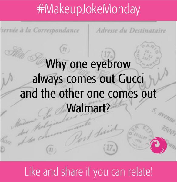 Why one eyebrow always comes out Gucci
