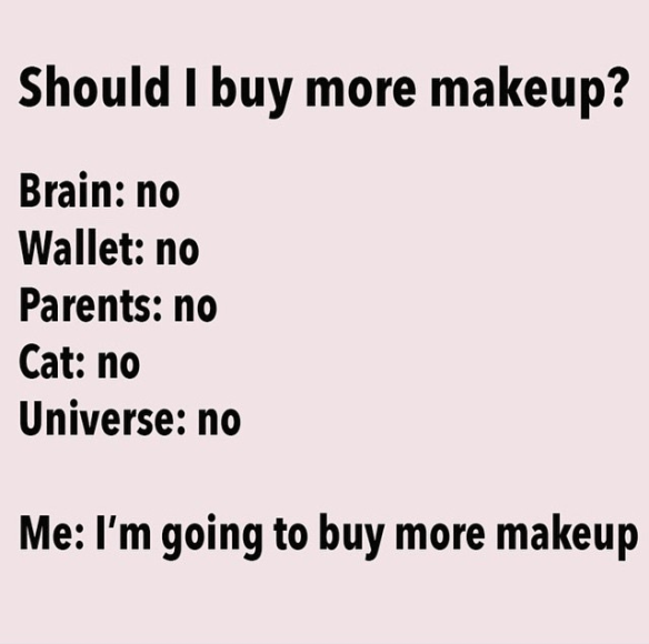 Makeup meme Should i buy more Makeup.PNG